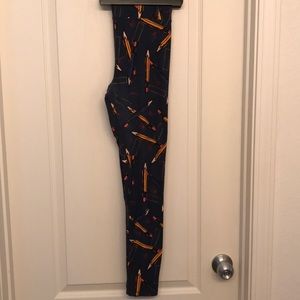 LuLaRoe Leggings OS Pencil Print